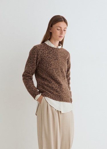 Animal Print Sweater