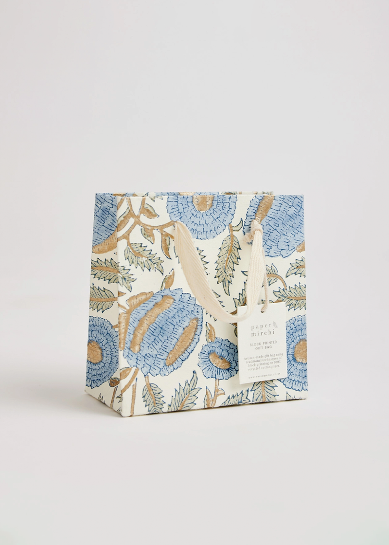 Paper Mirchi Gift Bag | SML Blue Stone