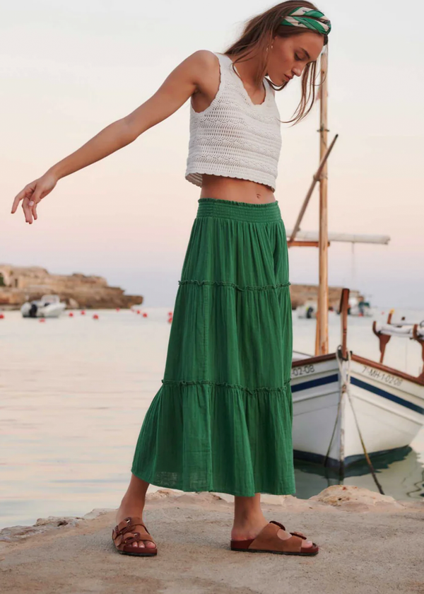 Joly Tiered Maxi Skirt