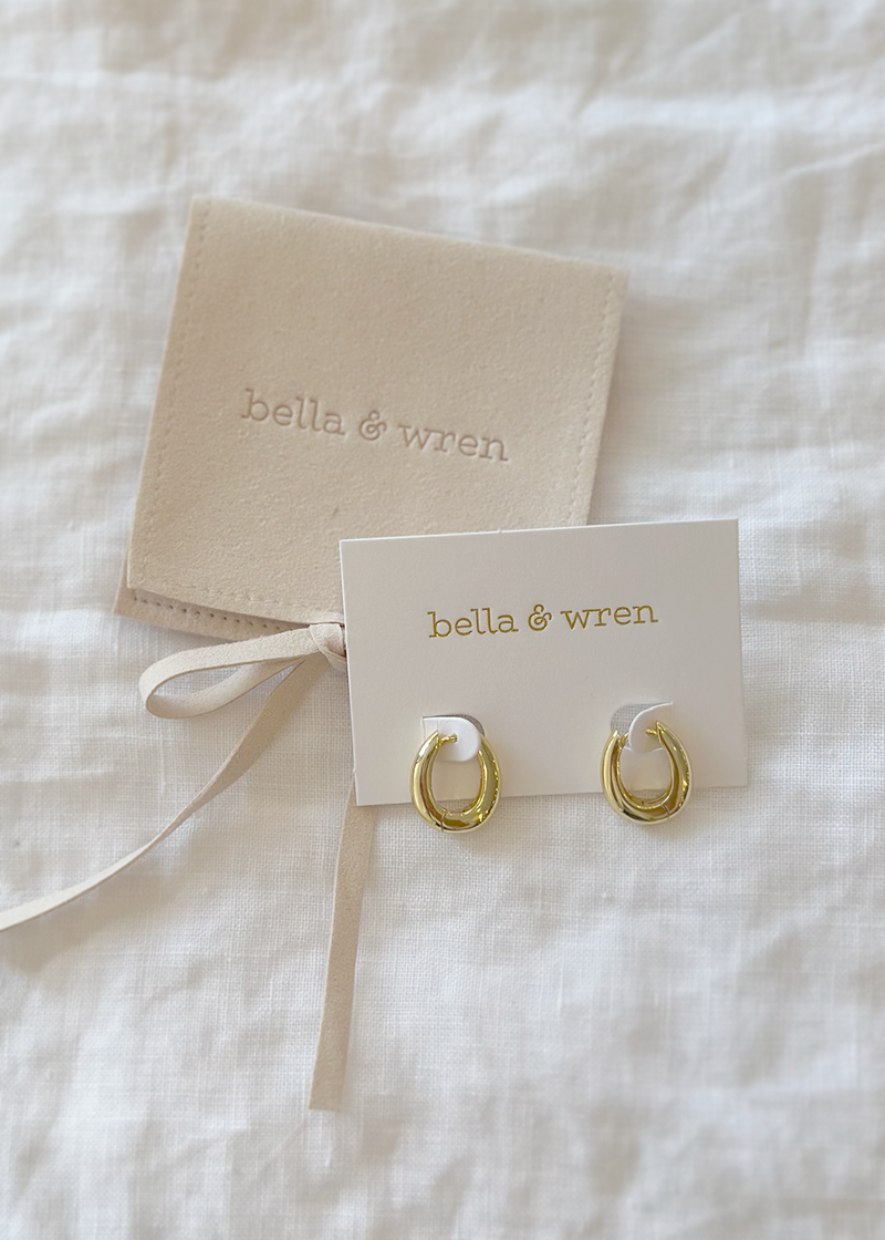 Bella & Wren Jewelry Lucky Hoop