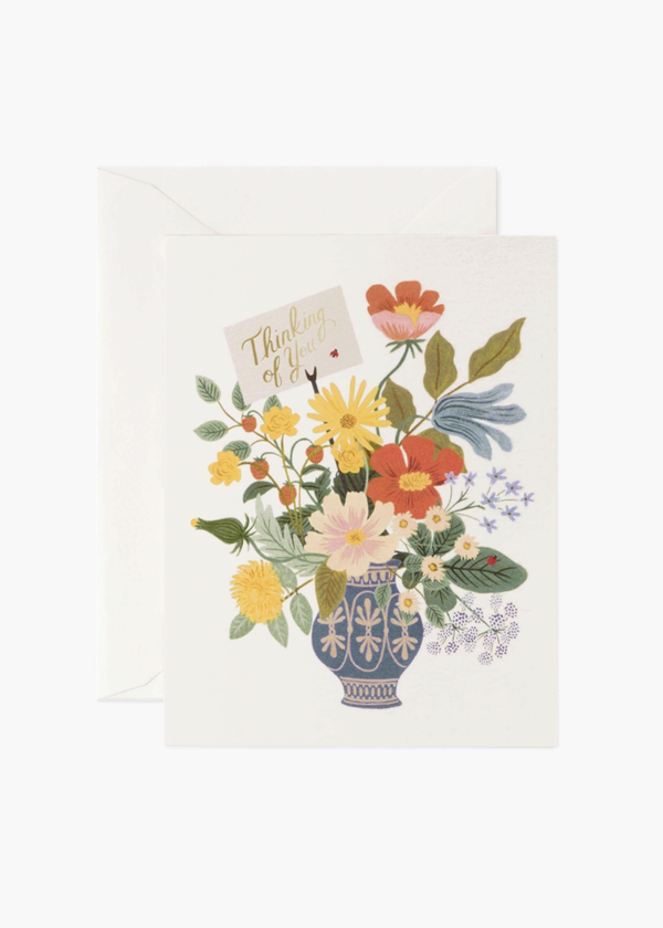 Rifle Paper Thinking of You Bouquet Card