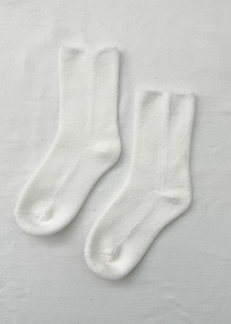 Le Bon Shoppe Cloud Sock Classic White