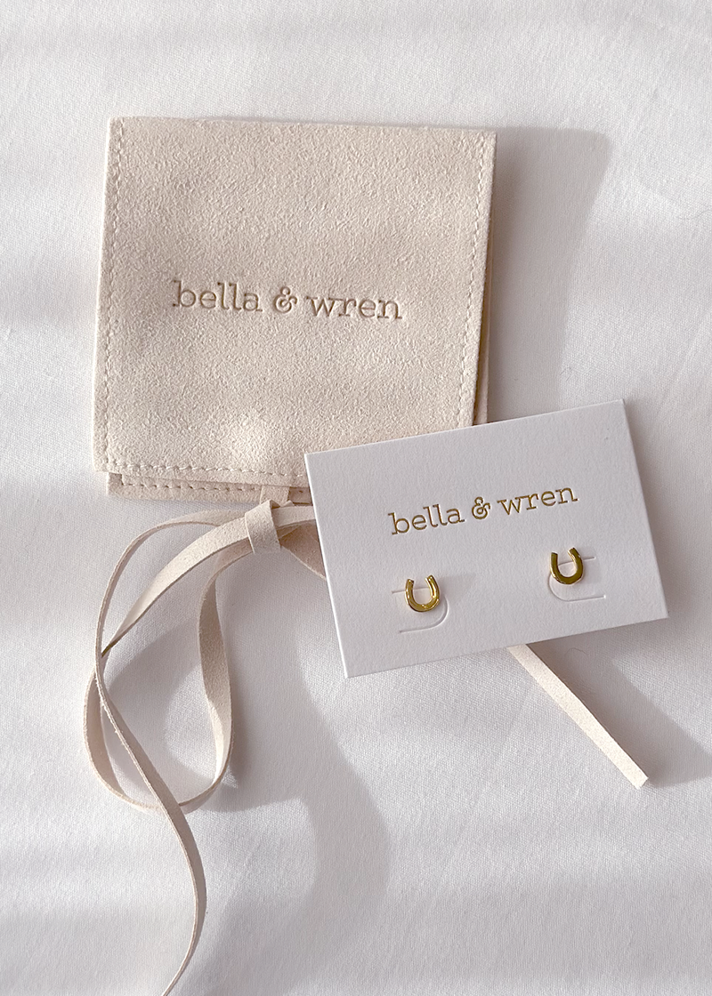 Bella & Wren Jewelry Horseshoe Stud