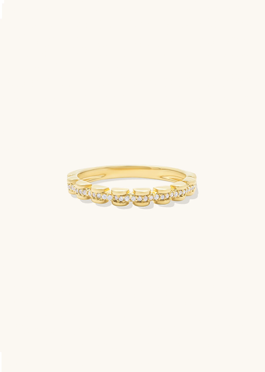 Aman Ring | Gold & CZ