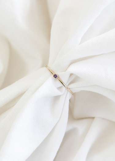 Raquel Rosalie February Birthstone Ring