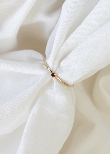 Raquel Rosalie January Birthstone Ring