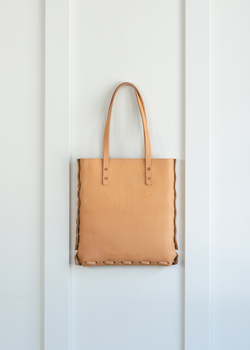Leather Tote Bag | Natural