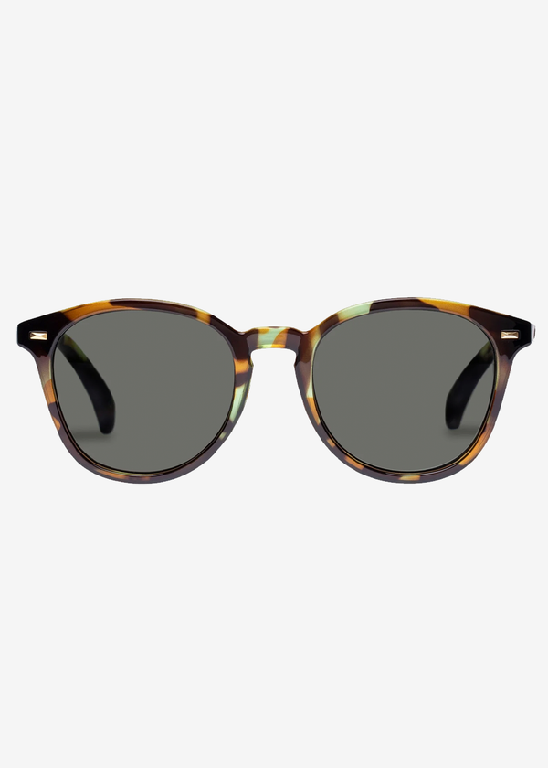 Le Specs Bandwagon Sunglasses | Forest Green/ Tort
