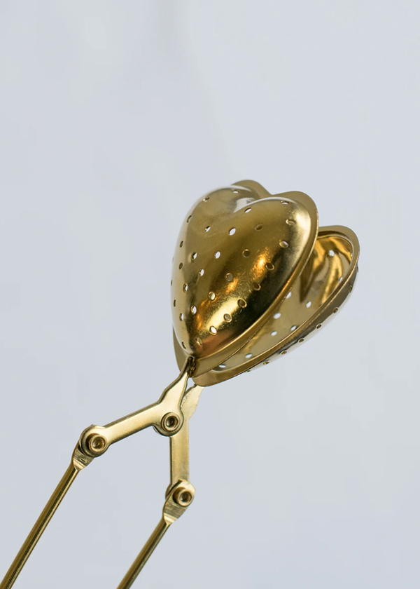 Gold Heart Tea Infuser