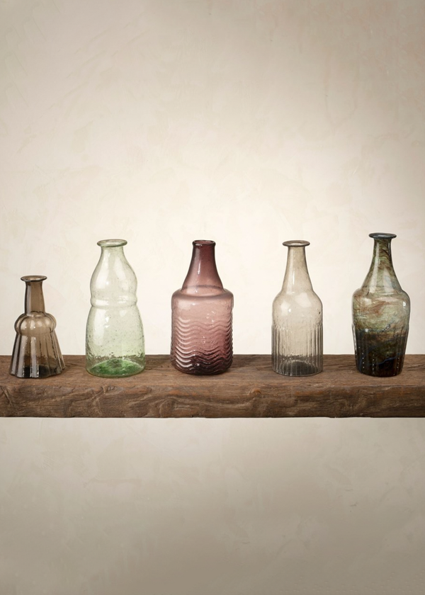 Indaba Recycled Glass Bottle Vase