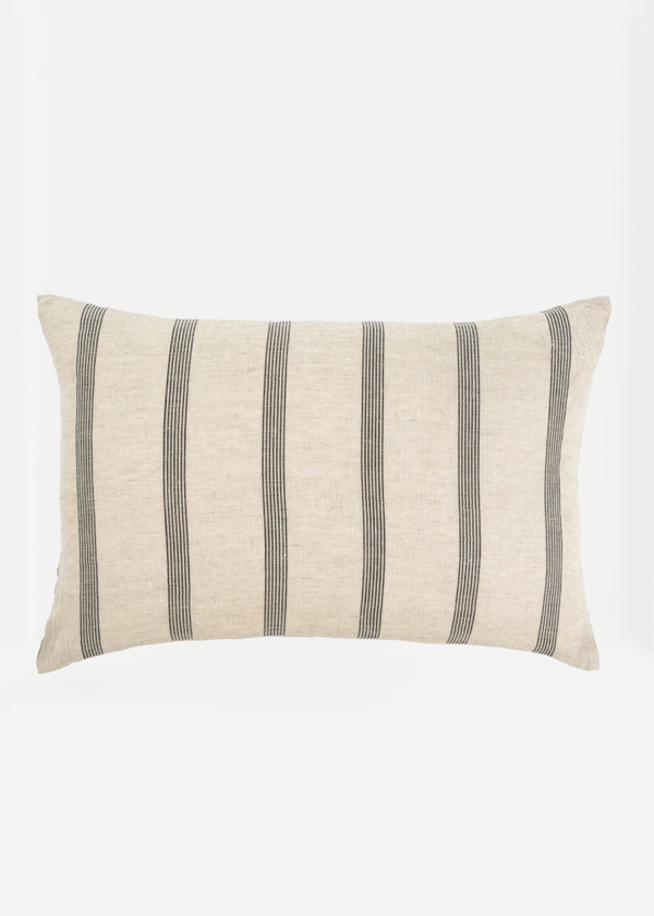 Indaba 16x24 Valley Stripe Linen Pillow