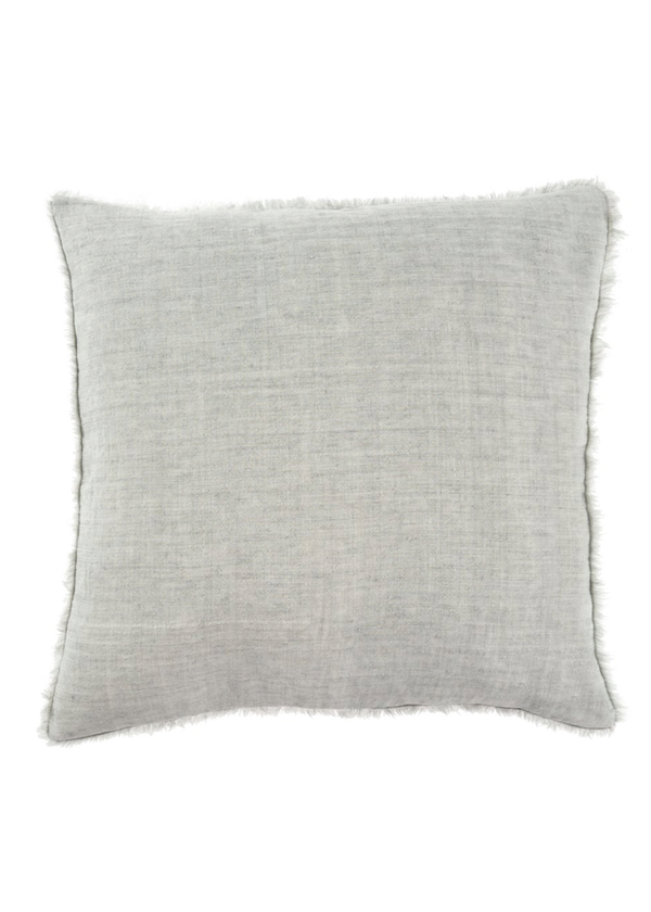Indaba 24x24 Lina Linen Pillow | Flint Grey