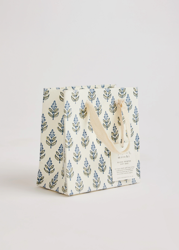 Paper Mirchi Gift Bag | SML Blue Stone