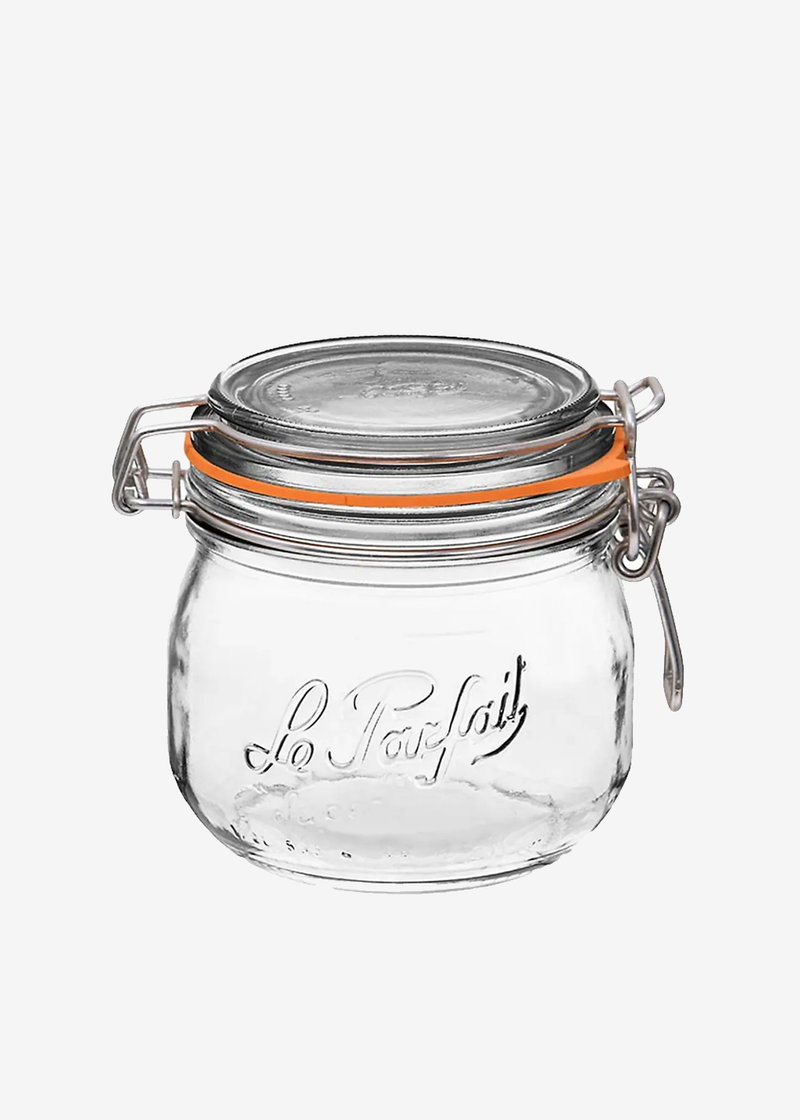 Parfait 500ml Rounded French Glass Jar