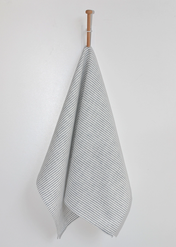 Linen Way Annex Linen Tea Towel Navy Stripes