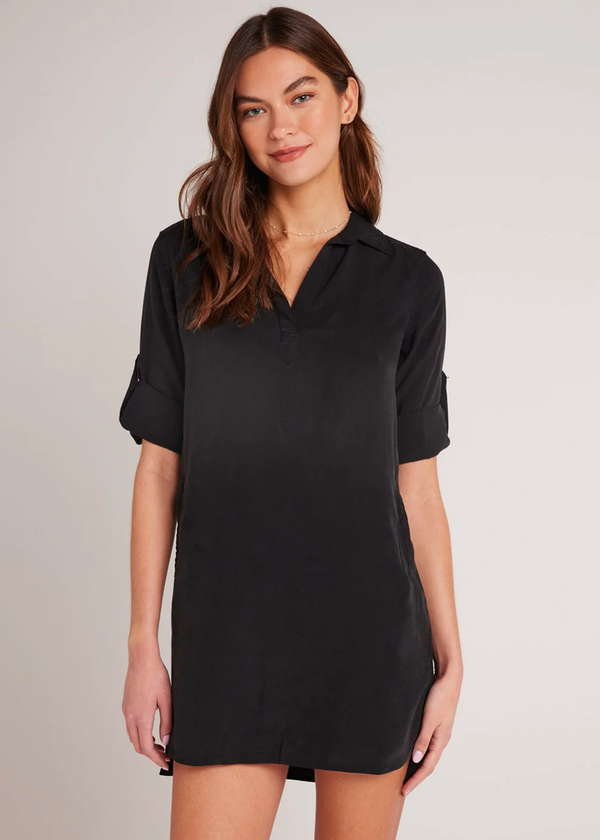 Bella Dahl Long Sleeve A-Line Shirt Dress