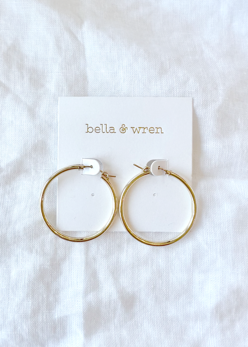 Bella & Wren Jewelry Gabrielle Gold Hoop | LRG