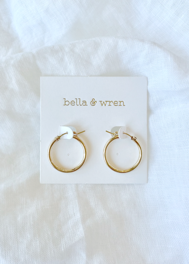Bella & Wren Jewelry Gabrielle Gold Hoop | Med
