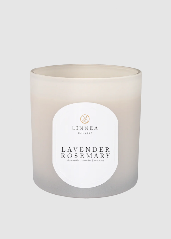 Linnea's Lights Lavender Rosemary 3 Wick Candle