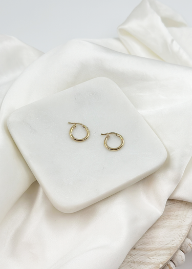 Merci Hoop 14mm | 10k