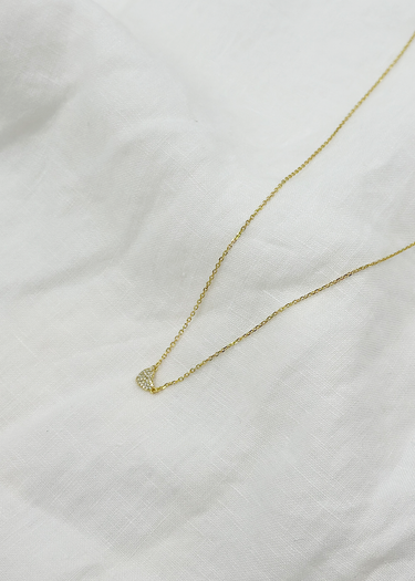 Pavé Heart Necklace