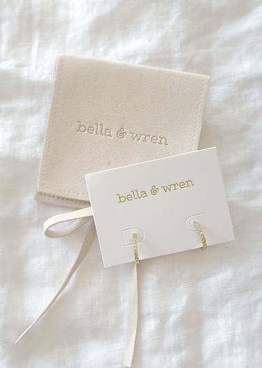 Bella & Wren Jewelry Pave Hoop | Day GV