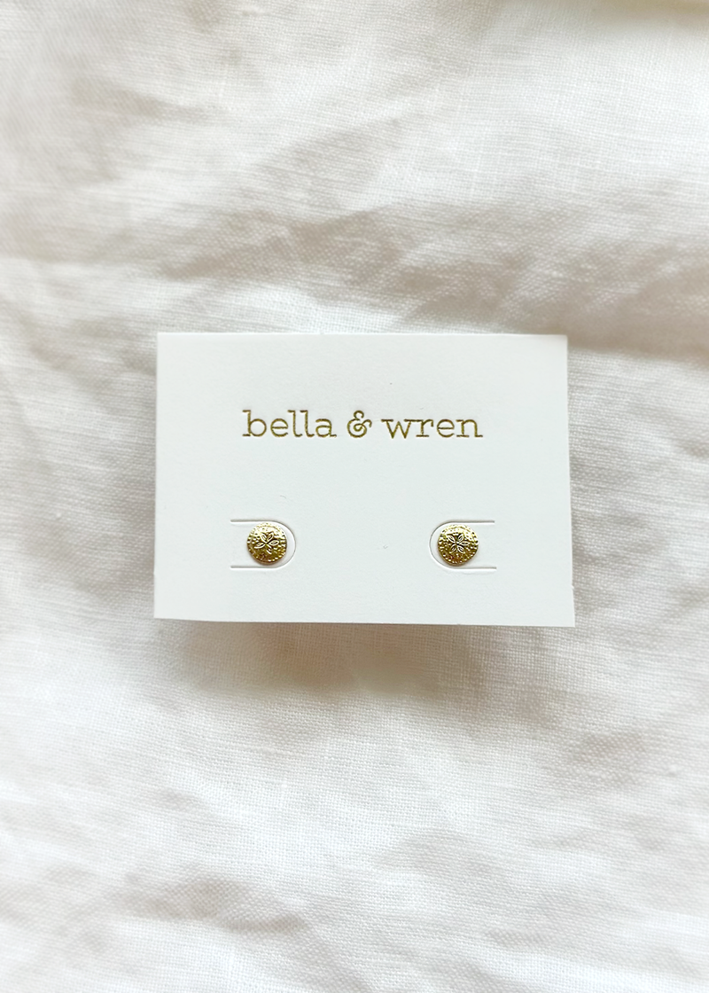Bella & Wren Jewelry Sand Dollar Studs