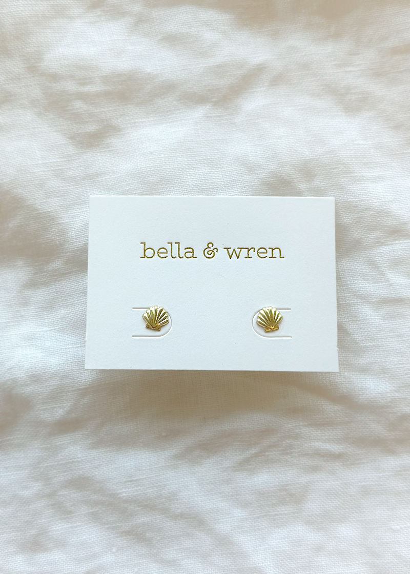 Bella & Wren Jewelry Seashell Studs