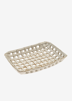 Indaba Porcelain Basket Tray S