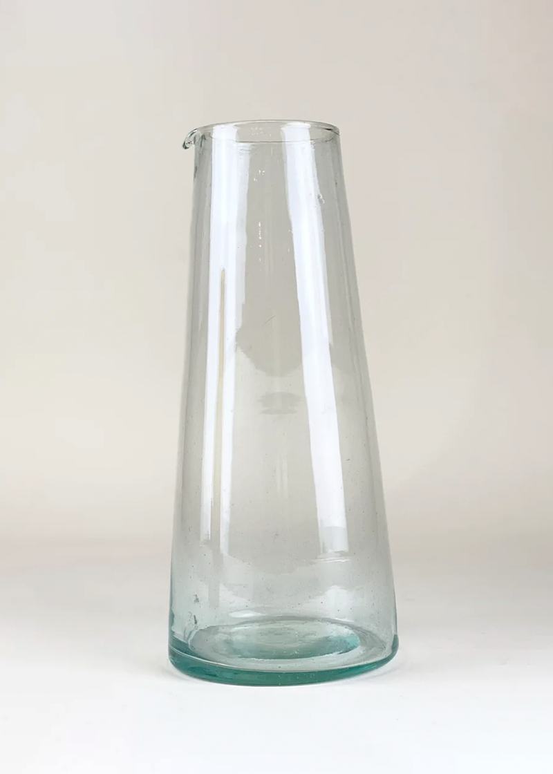 Kiss That Frog Beldi LRG Tapered Carafe | Clear