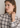 Yerse | Check Plaid Ruffle Button Down Shirt