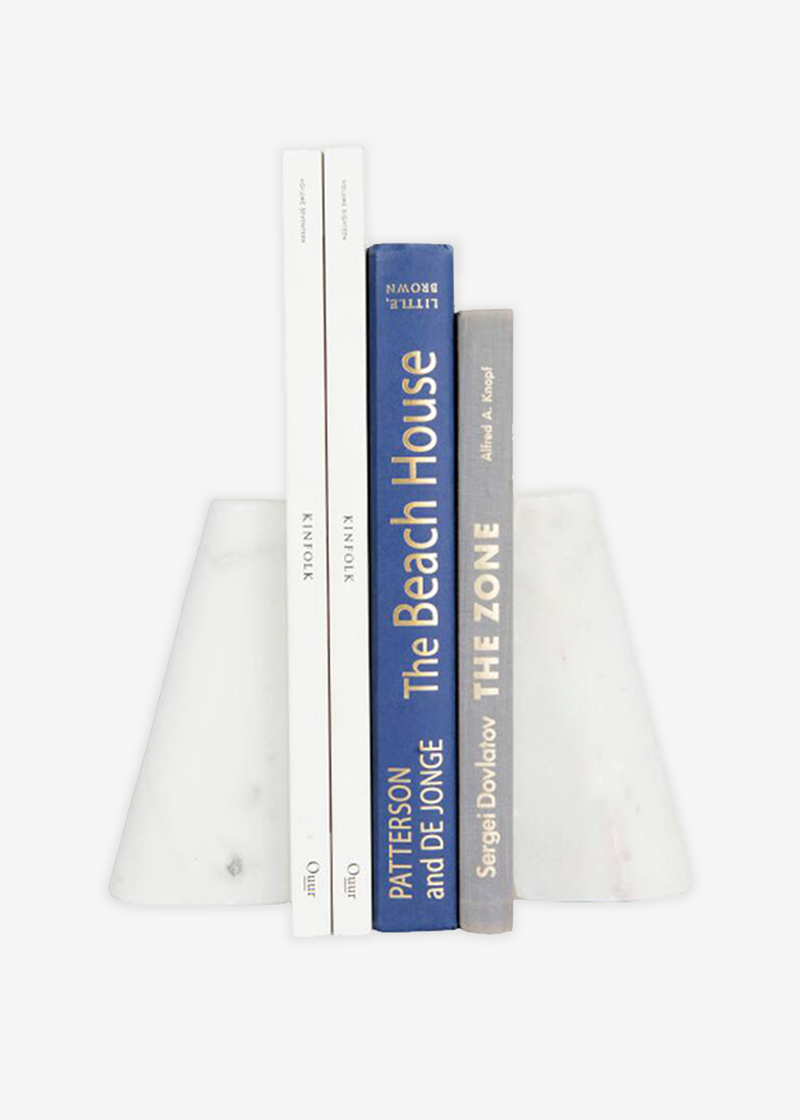 Marble Book Ends S/2