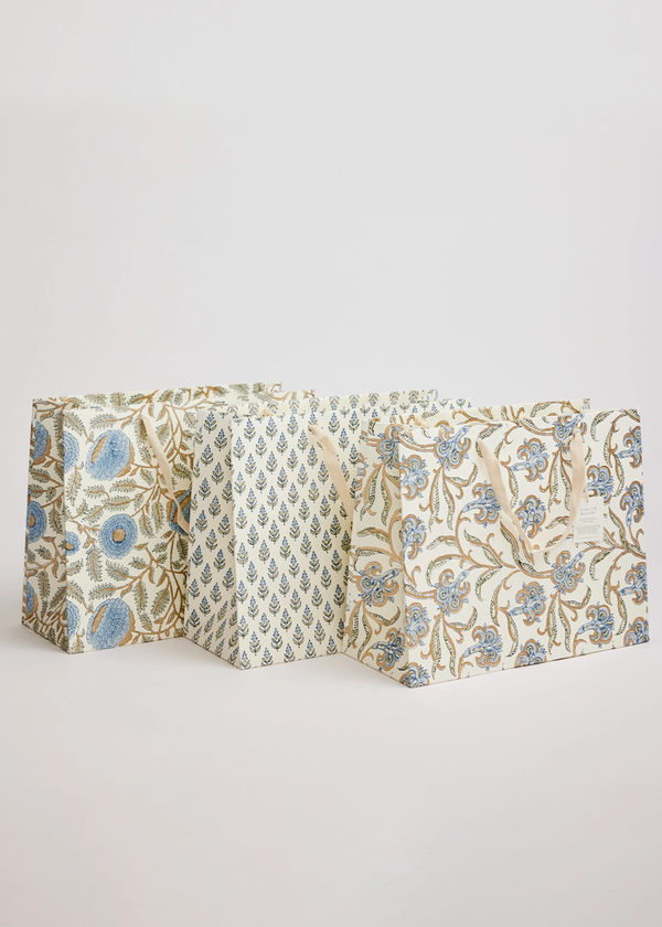 Paper Mirchi Gift Bag | LRG Blue Stone