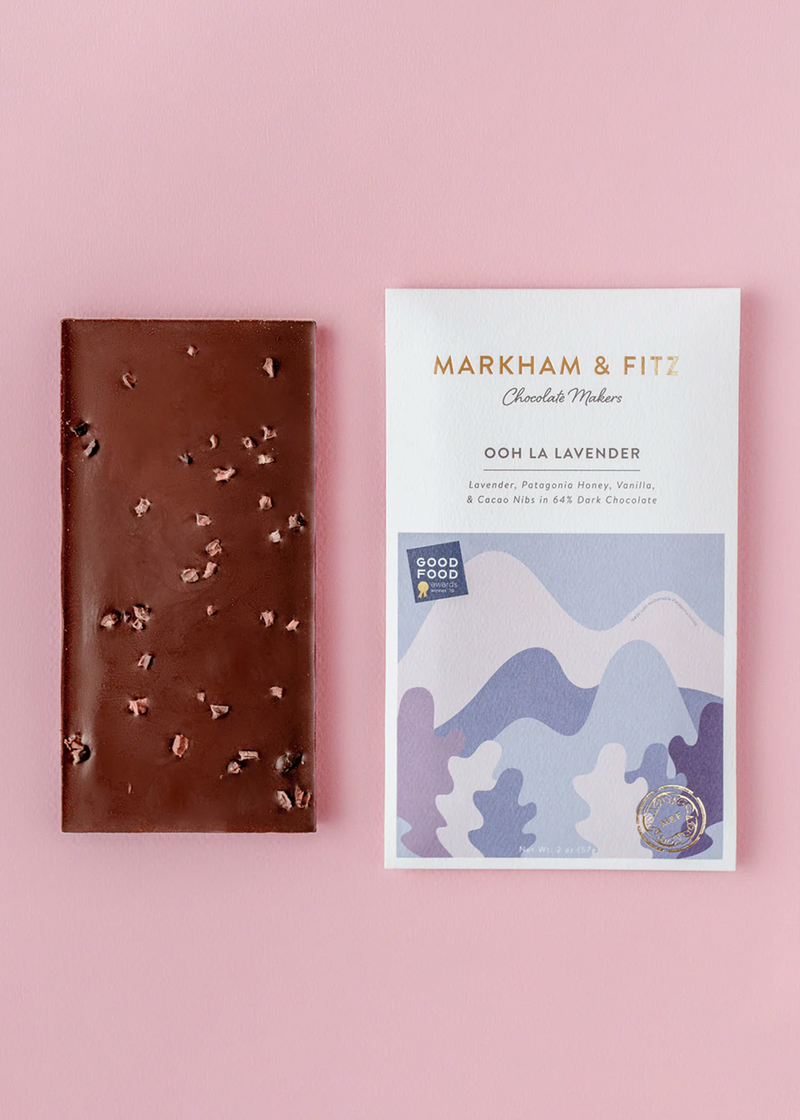 Markham & Fitz Ooh La Lavender Chocolate Bar