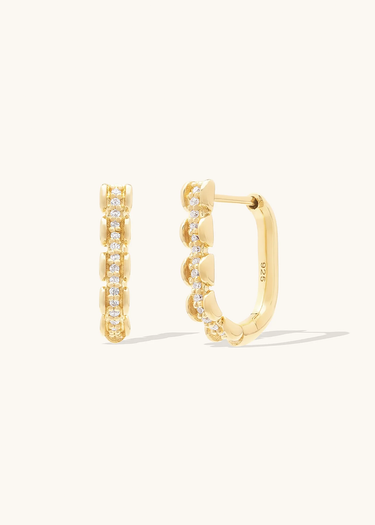 Aman Hoops | Gold & CZ
