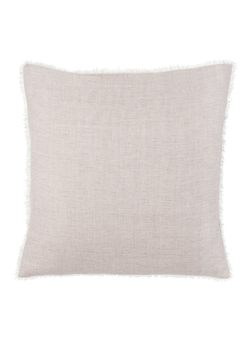 Indaba 24x24 Lina Linen Pillow | Grey Stripe