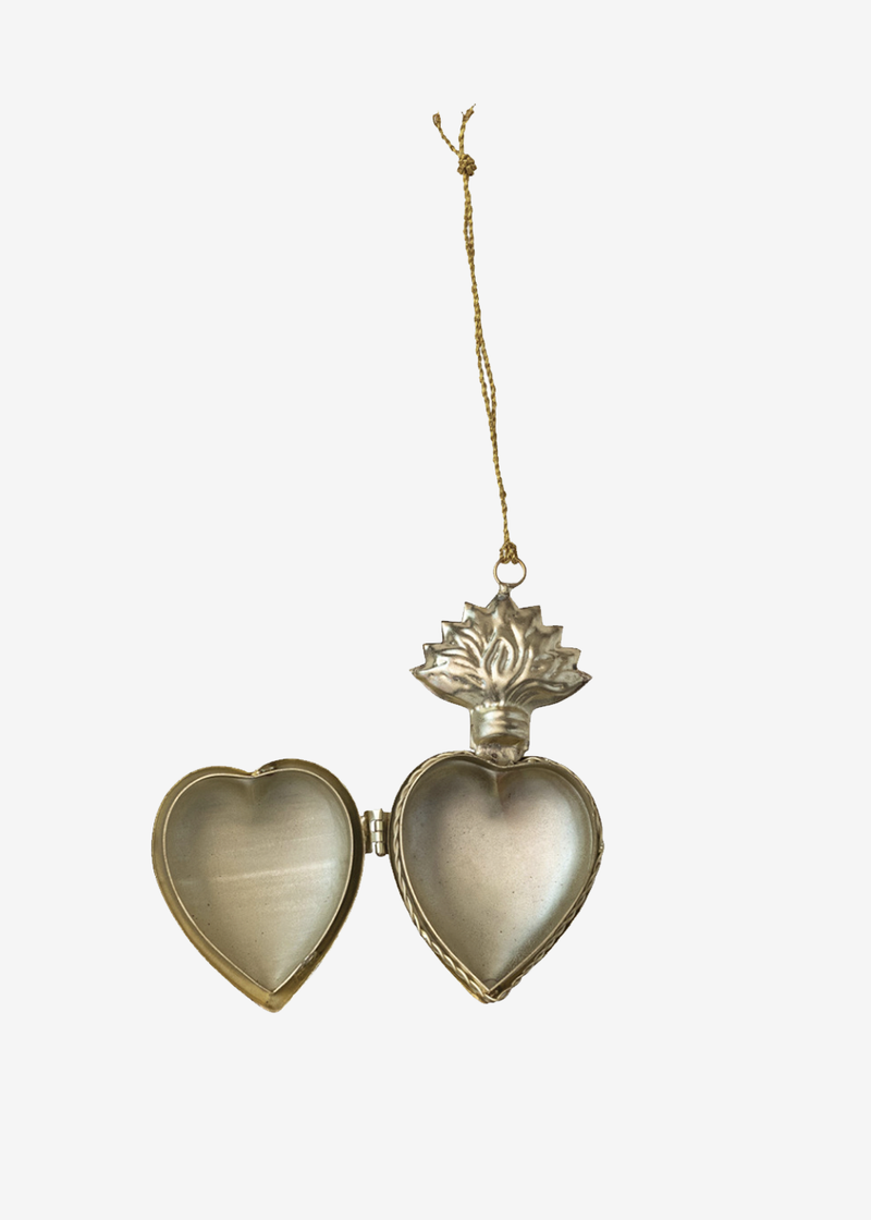 Sacred Heart Locket Ornament