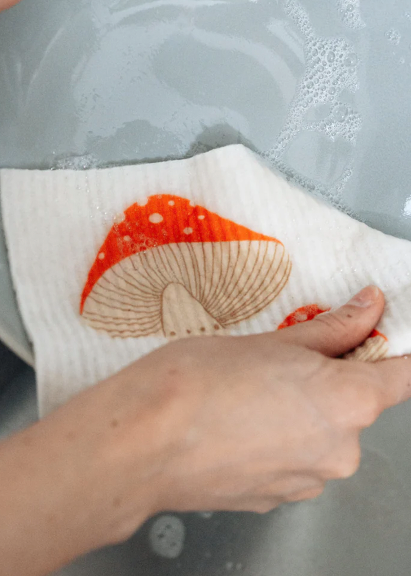 Goldilocks Goods Swedish Dishcloth | Mushrooms