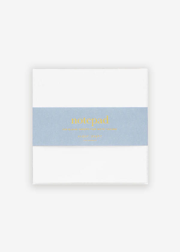 Sugar Paper Painted Notepad | Blue