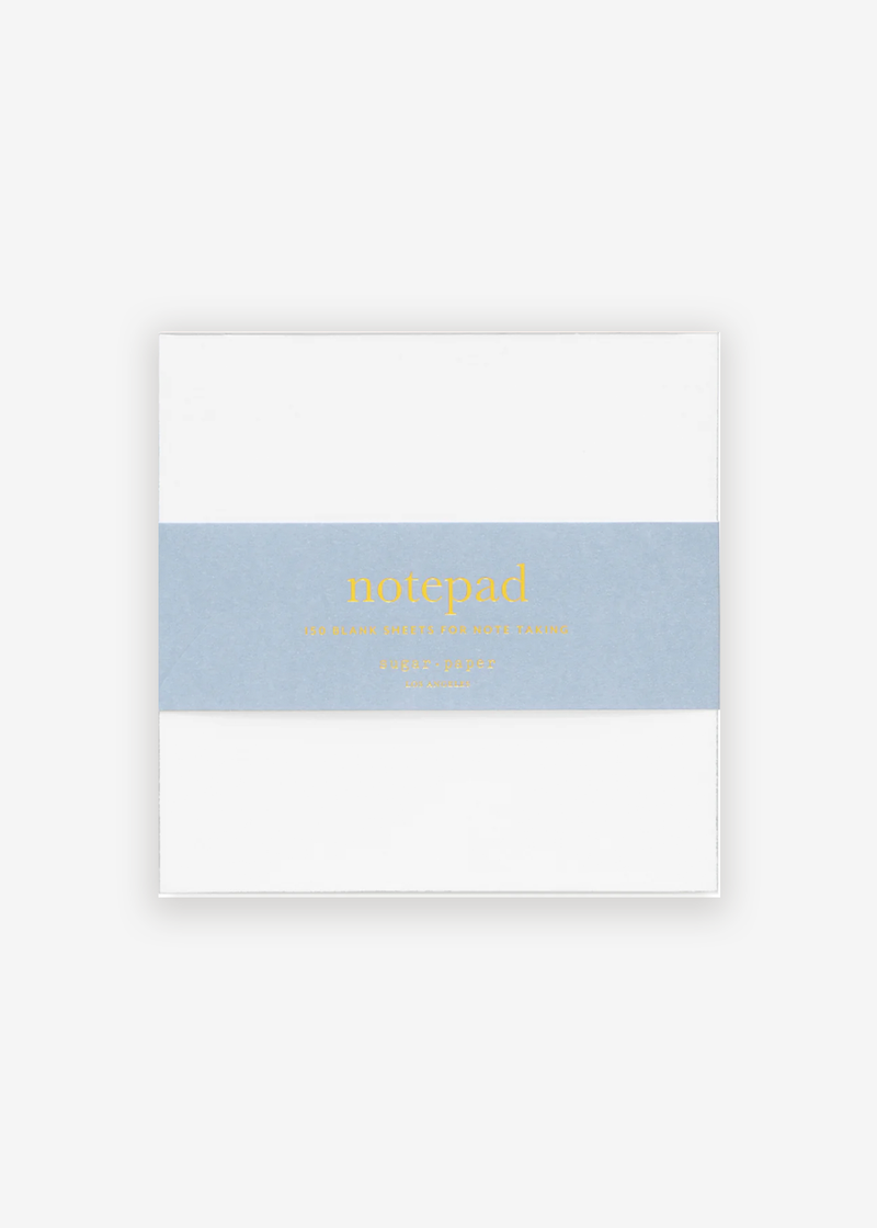 Sugar Paper Painted Notepad | Blue