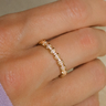 Leah Alexandra Aman Ring | Gold & CZ