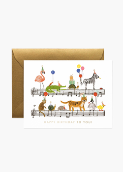 Rifle Paper Birthday Song Card