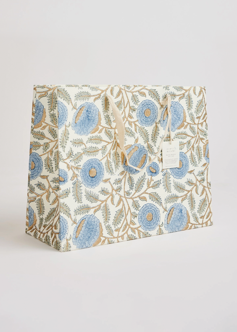 Paper Mitrchi Gift Bag | MED Blue Stone