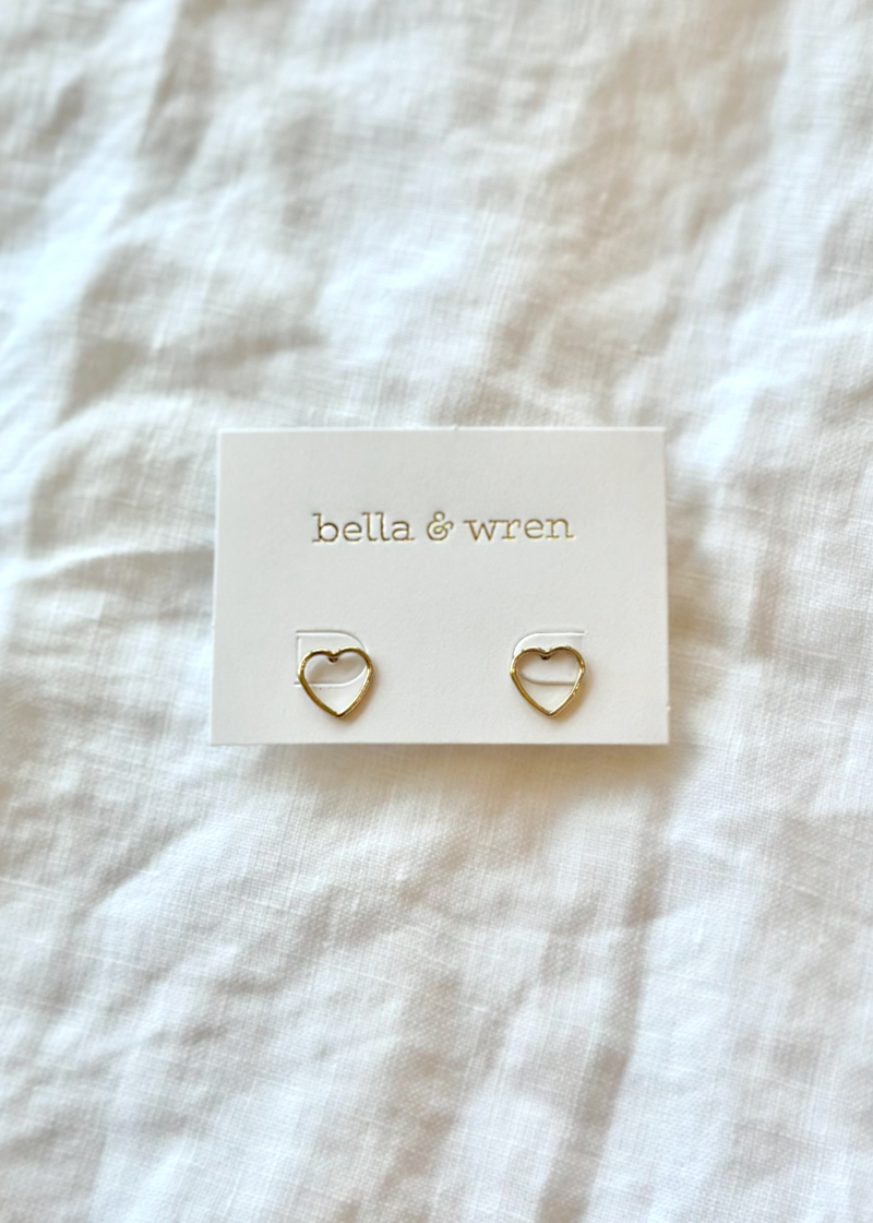 Bella & Wren Jewelry Sweetheart Stud | Gold