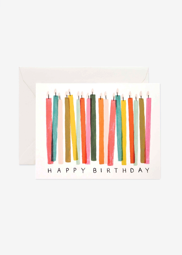 Rifle Paper Birthday Candle Card