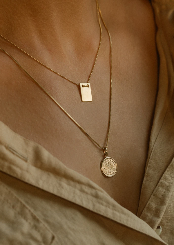 Leah Alexandra Mayan Necklace | Gold