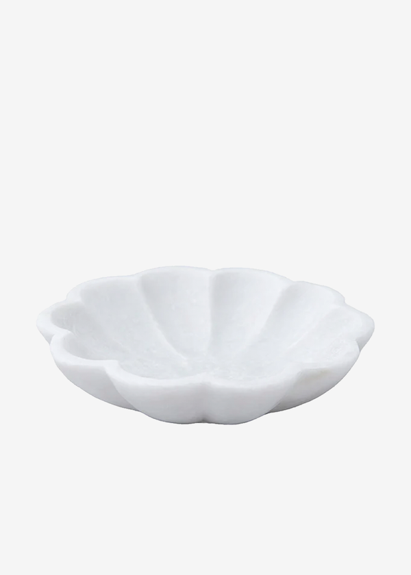 Lothantique Marble Scalloped Bowl