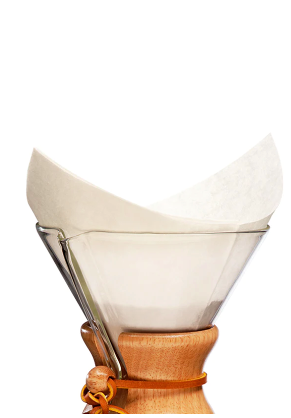 Eight Ounce Coffee Supply Chemex Square Filters White