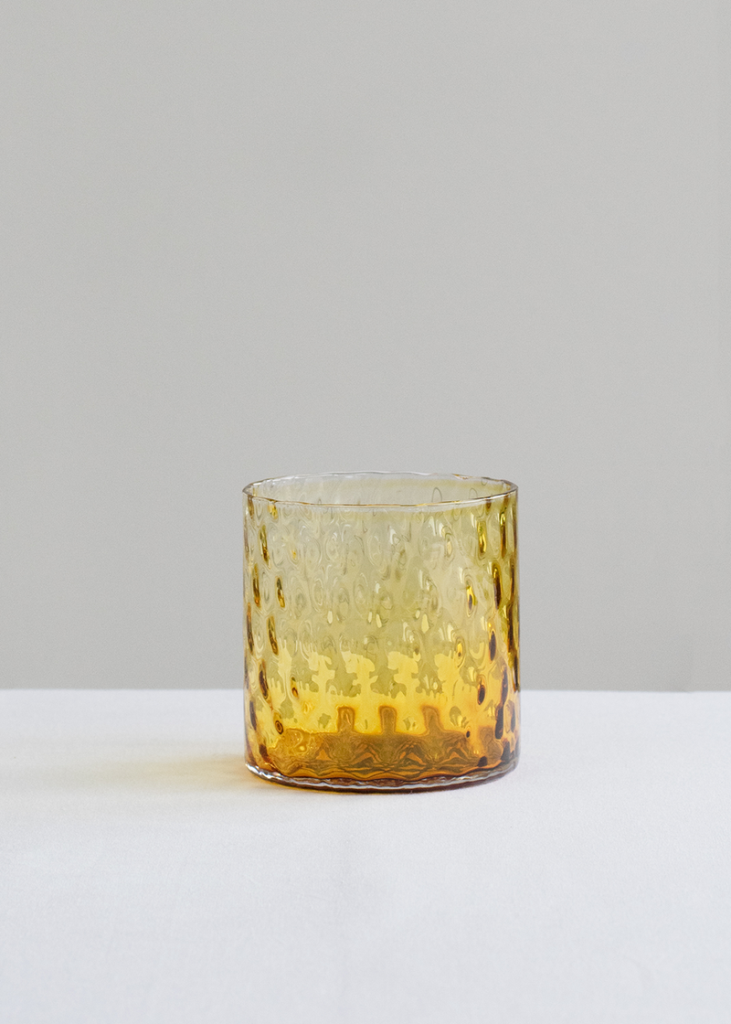 Deco Collection Drinking Glass | Amber