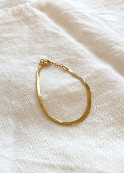 Goldfill Herringbone Bracelet 7"